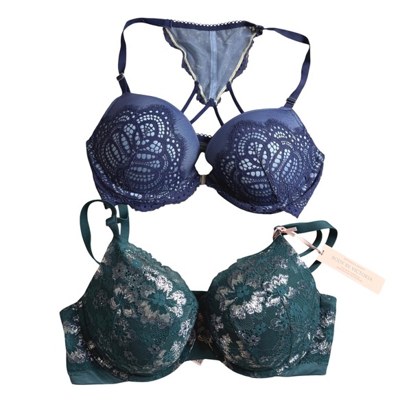 Victoria's Secret Other - Victoria's Secret Bra Bundle Womens 34D Dream Angels Push Up/Body by Victoria
